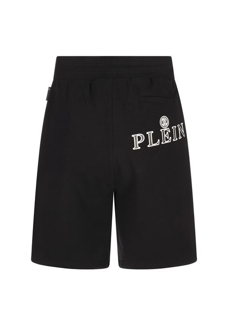 Baggy Fit Shorts Iconic Plein Neri PHILIPP PLEIN | PAECMJT2517PTE003N0202